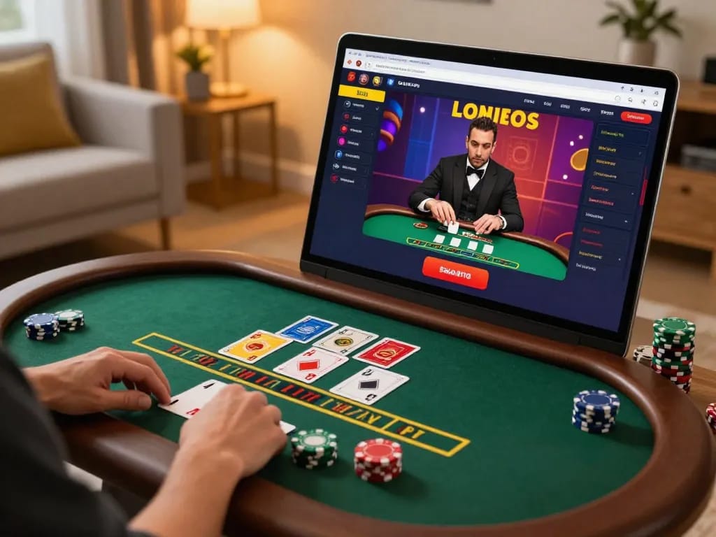 Playing blackjack on the vin88org.com home interface with live dealer and user-friendly design.