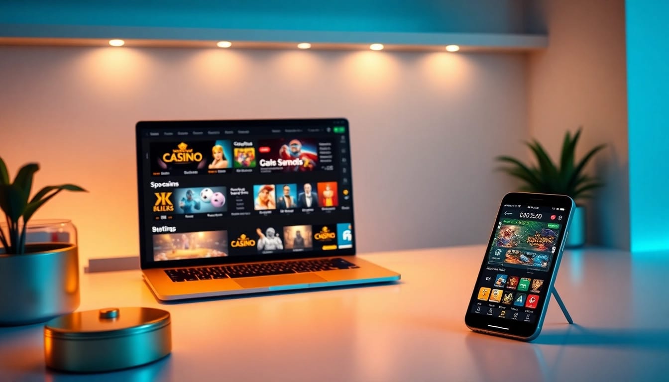 Dynamic online gambling interface showcasing 8kbettt.co with vibrant gaming options.