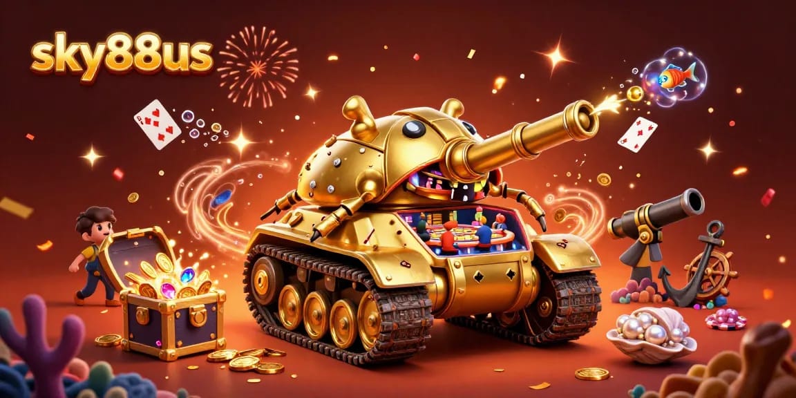 Engage in thrilling gameplay at sky88us featuring a vibrant 3D casino scene with rich details and dynamic elements.