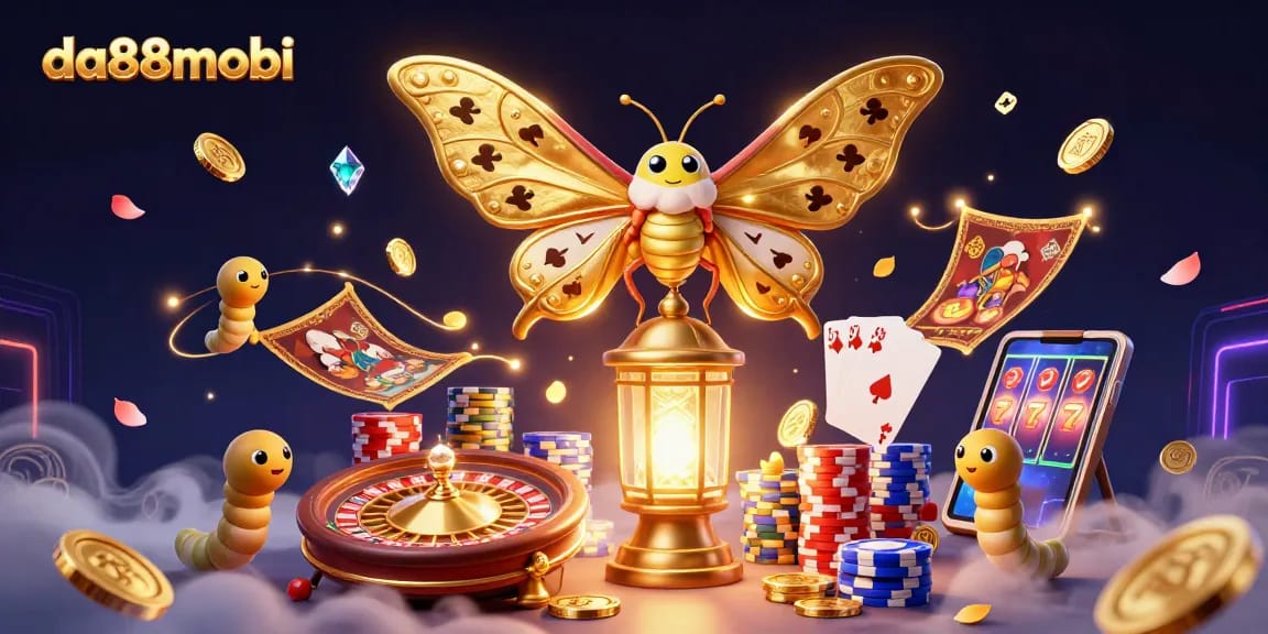 Engage with da88mobi's casino realm featuring thrilling golden rewards and vibrant gambling scenes.