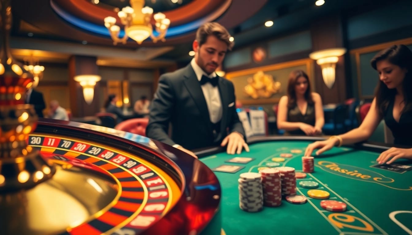 Experience high-stakes excitement at https://gg88.media/ with poker chips and roulette wheels.
