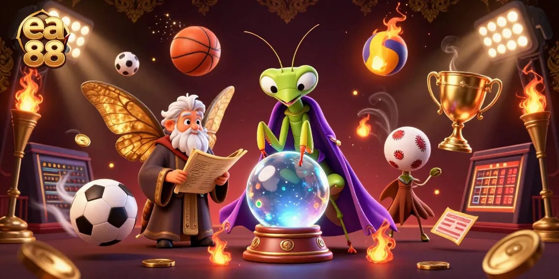 ea 88 invites players to engage with a vibrant sports betting scene in a mystical casino.