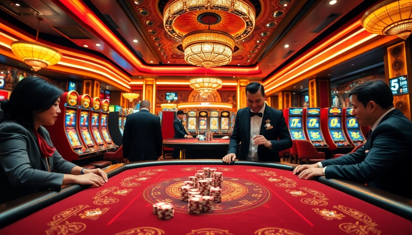 Experience the excitement of vin88 trang chủ with vibrant casino gaming and engaging players.