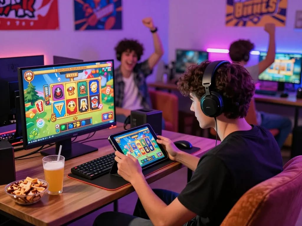 Exciting gaming moment with community energy at tairikvip.