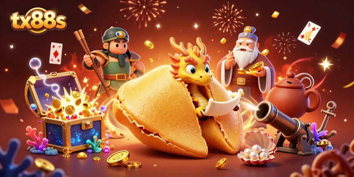 Experience winning moments at tx88s with a rich 3D casino adventure illustration.
