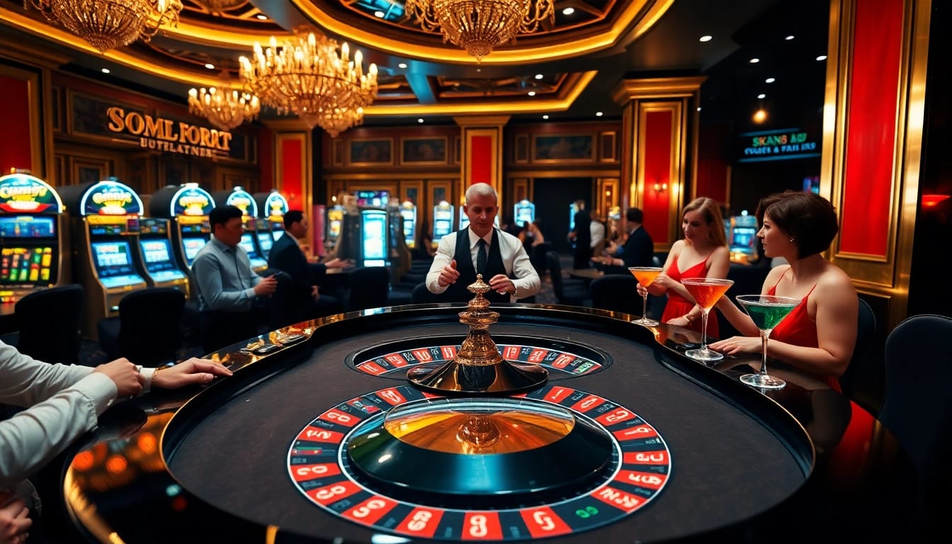 Experience the thrill of betting at a luxurious casino table powered by https://sky88.at/ for ultimate excitement.