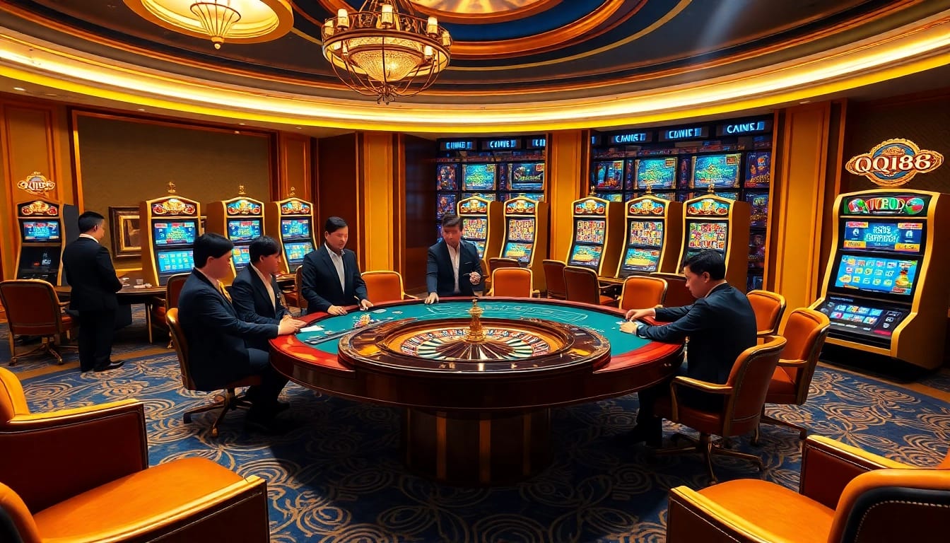 Experience the thrill of qq88 with vibrant casino games and a lively atmosphere.