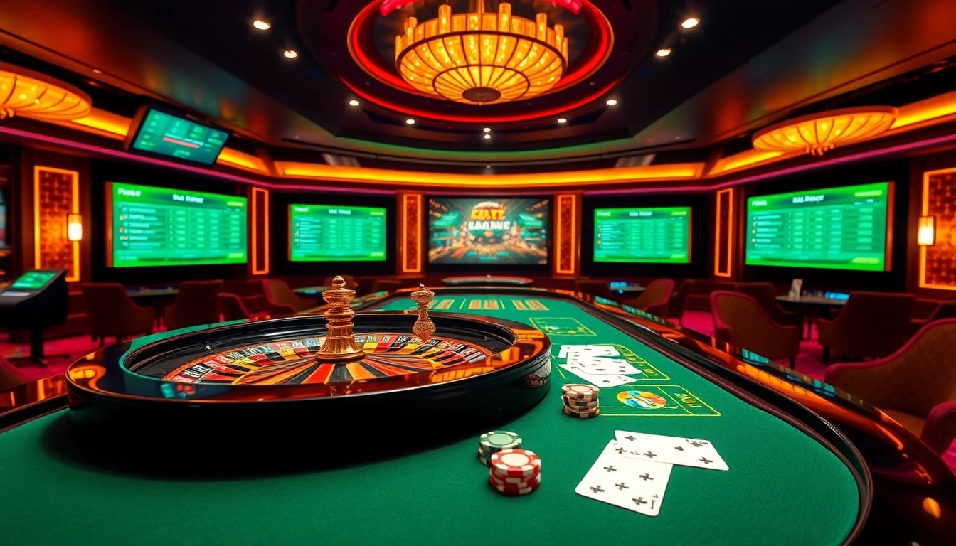 Experience thrilling gameplay at https://nhacaiuytinvn.us.com/ with enticing roulette, cards, and chips.