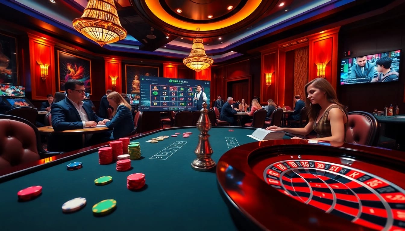 Engage in lively gameplay at https://goal123.ac/, featuring vibrant casino tables and exciting gambling interactions.