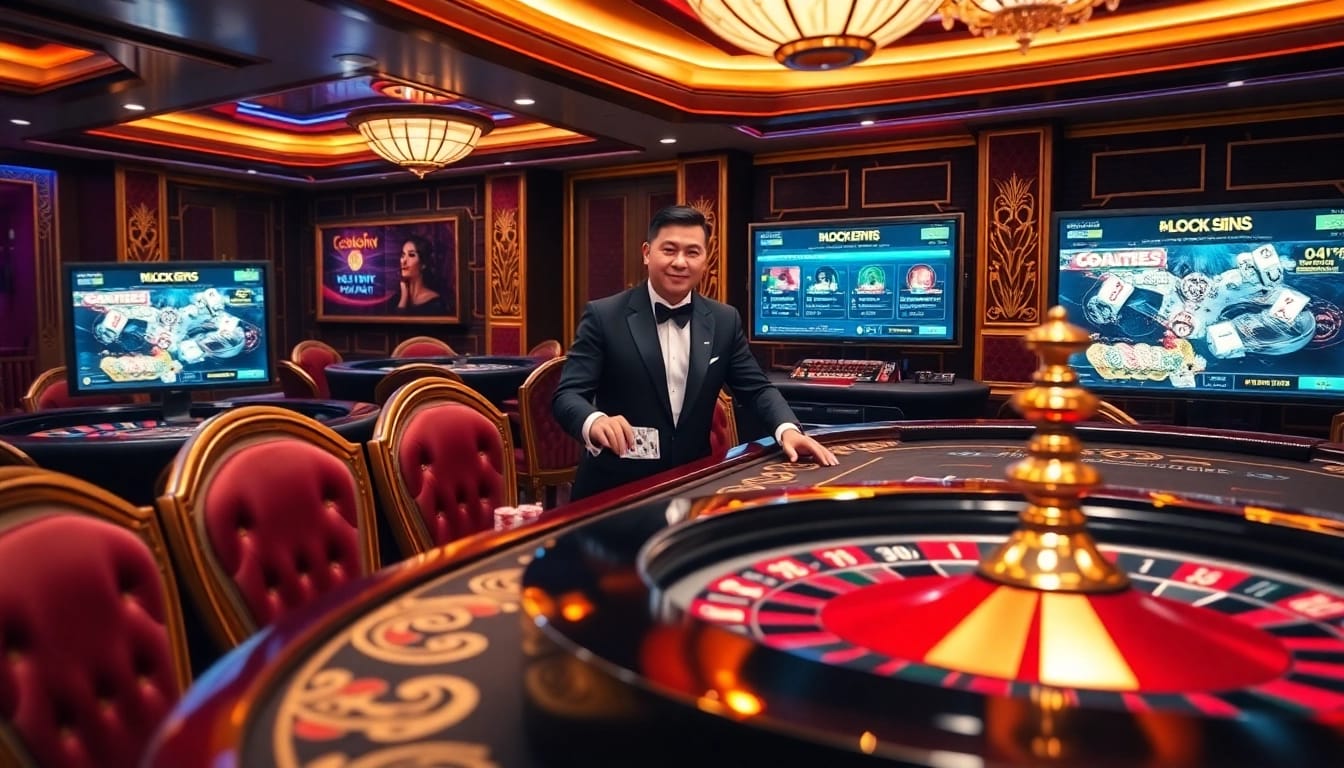 Experience the luxury of gambling with the Link Lucky88 chính thức at an elite casino table.
