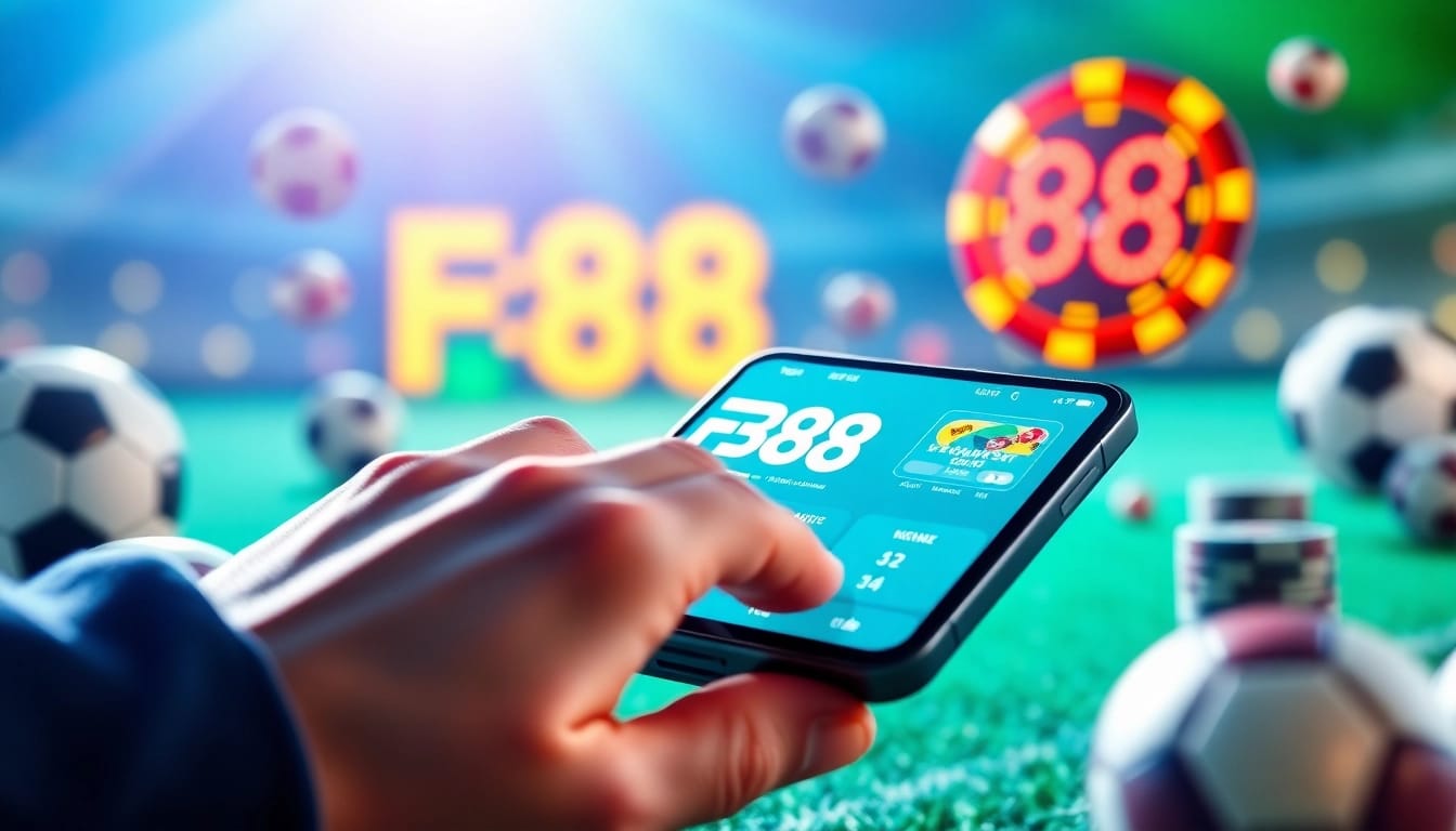 Engaging FB88 online betting interface with vibrant colors and a user-friendly design.
