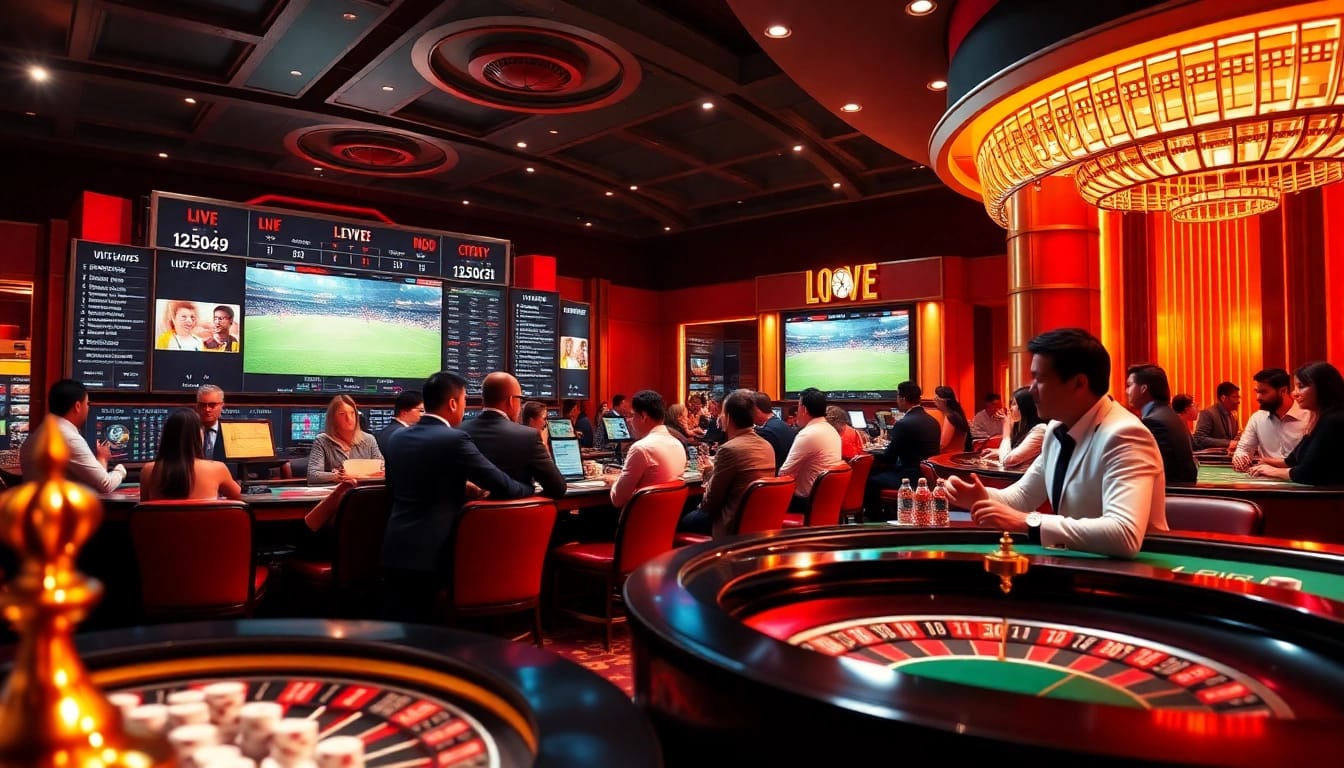 Experience the thrill of tỷ số trực tuyến 7m nhanh nhất with real-time betting updates in an upscale casino environment.