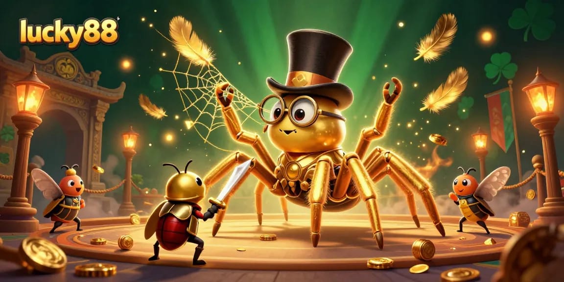 Experience thrilling wins at lucky88 with an exciting 3D digital casino scene.