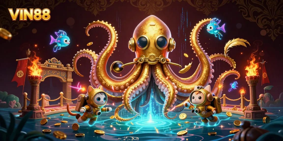 Experience thrilling gameplay thrills at VIN88 through captivating 3D fantasy illustration.