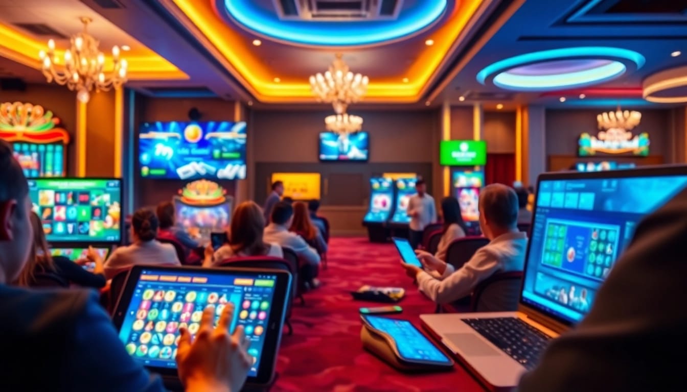 Exciting online gaming experience at 98win, showcasing a vibrant casino interface.