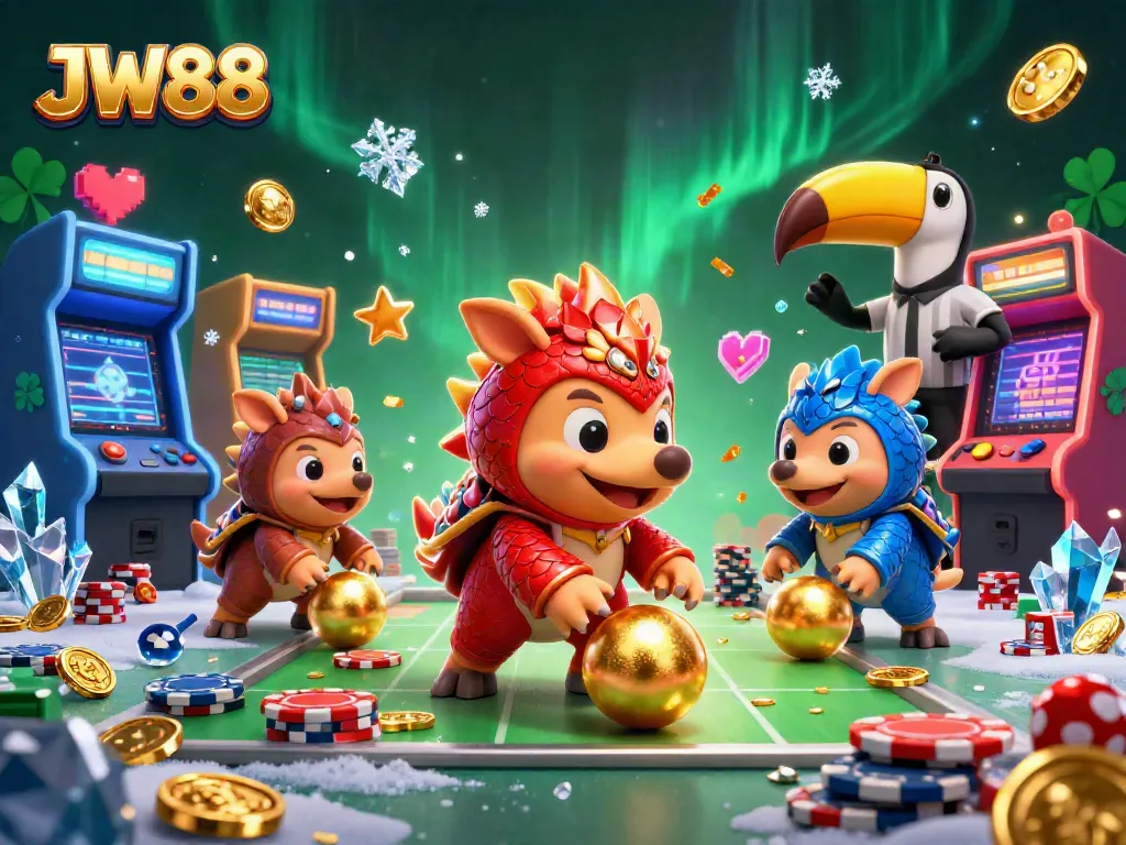 Engage with JW88 through a thrilling 3D casino adventure with competitive pangolins.