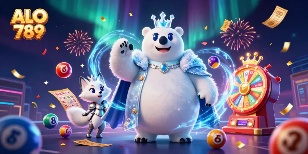 Experience virtual jackpots and winnings with ALO 789's exciting casino games and 3D illustrations.