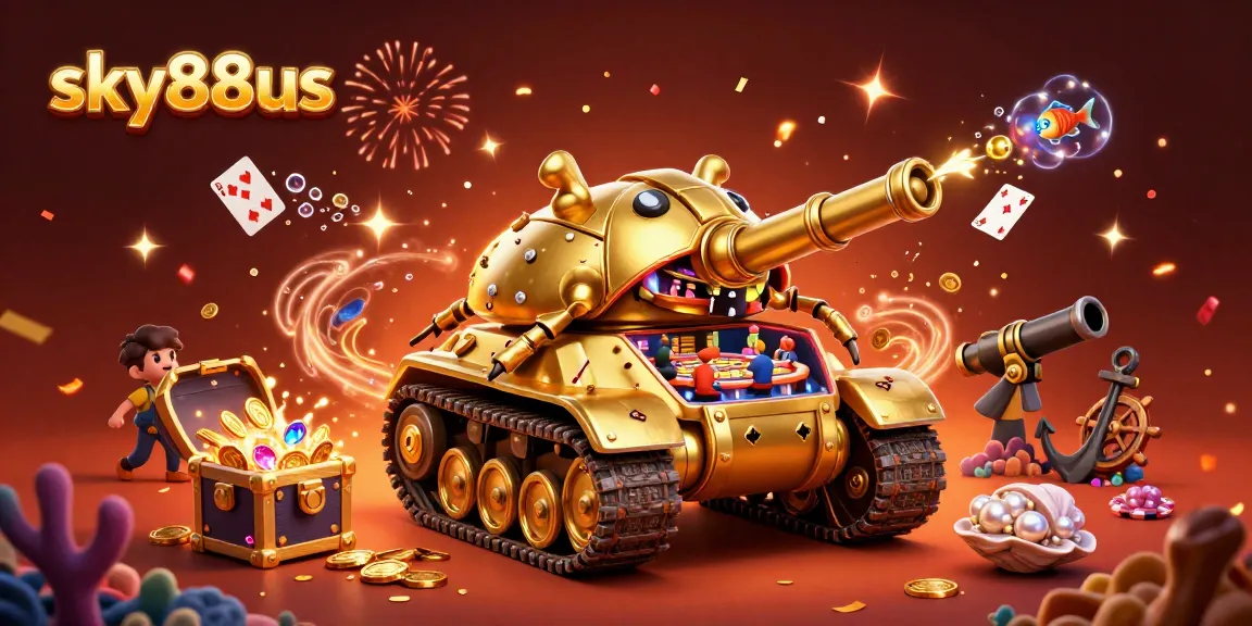 Engage in thrilling gameplay at sky88us featuring a vibrant 3D casino scene with rich details and dynamic elements.