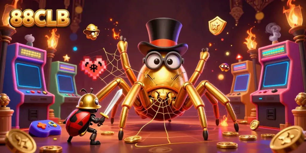 Experience exciting games at 88CLB with vibrant 3D characters and casino elements.