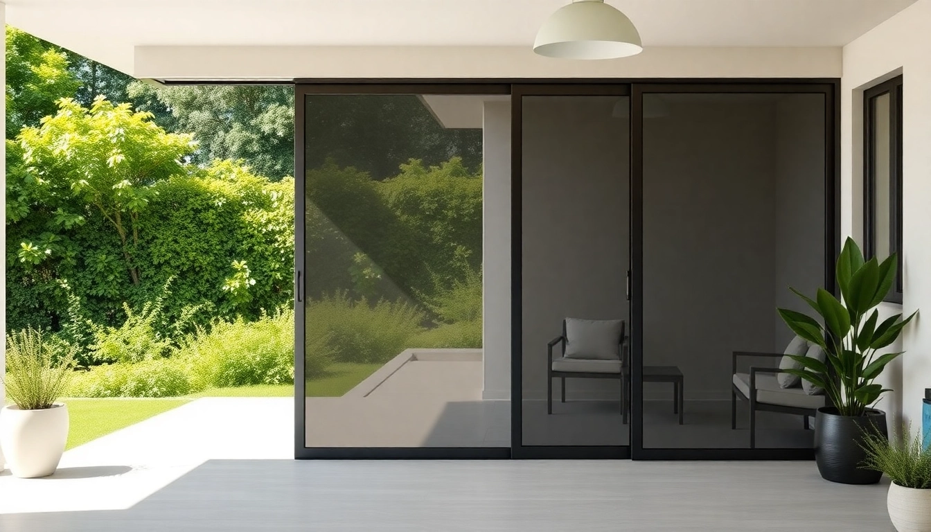 Ideal hor voor schuifpui die naadloos integreert in een moderne patio.