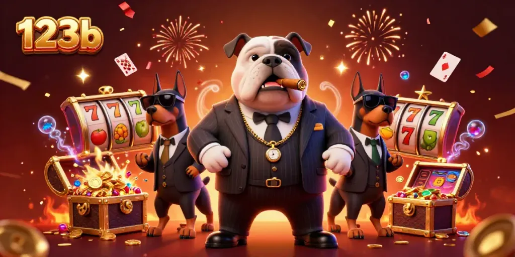 Engage with 123b's thrilling slot experience alongside a mafia bulldog, delivering high-energy casino excitement.