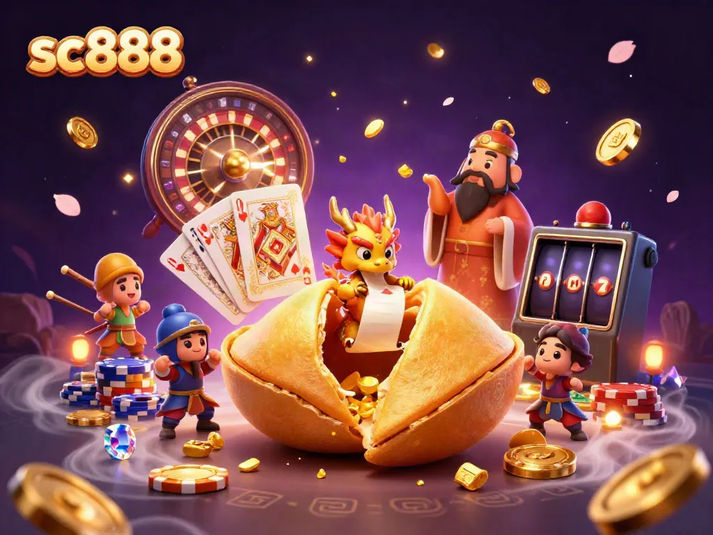 Experience the vibrant world of sc888 with golden treasures and gaming excitement.