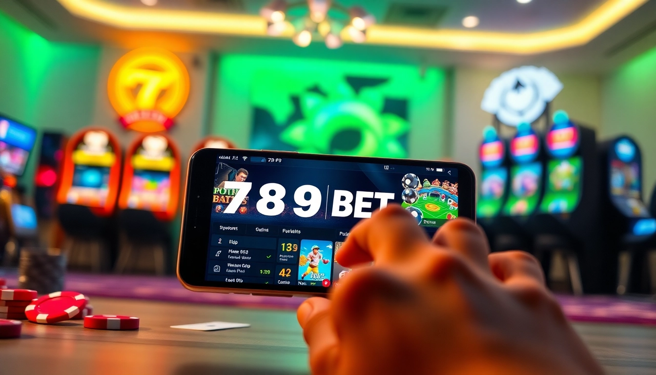 Engaging online betting scene on 789b platform showcasing poker and slot games.