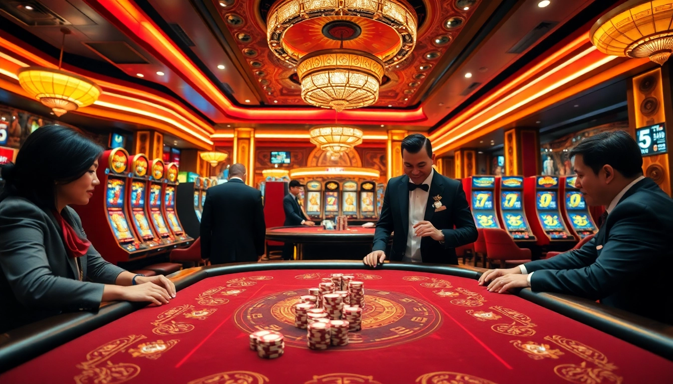 Experience the excitement of vin88 trang chủ with vibrant casino gaming and engaging players.