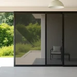 Ideal hor voor schuifpui die naadloos integreert in een moderne patio.