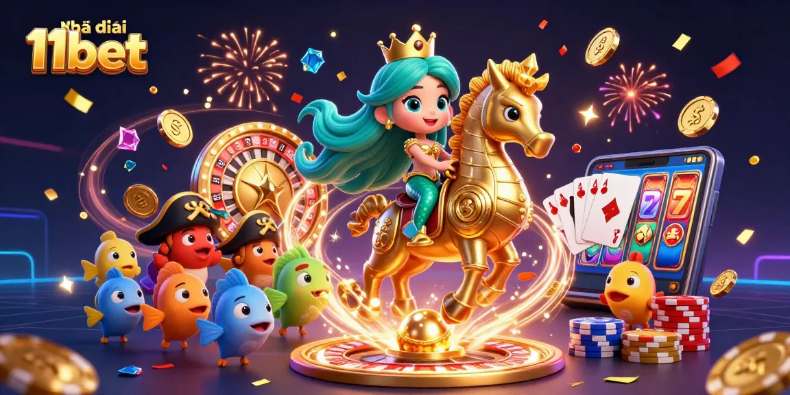 Engage with Nhà cái 11bet through vibrant gameplay featuring thrilling mermaid adventures and exhilarating casino elements.
