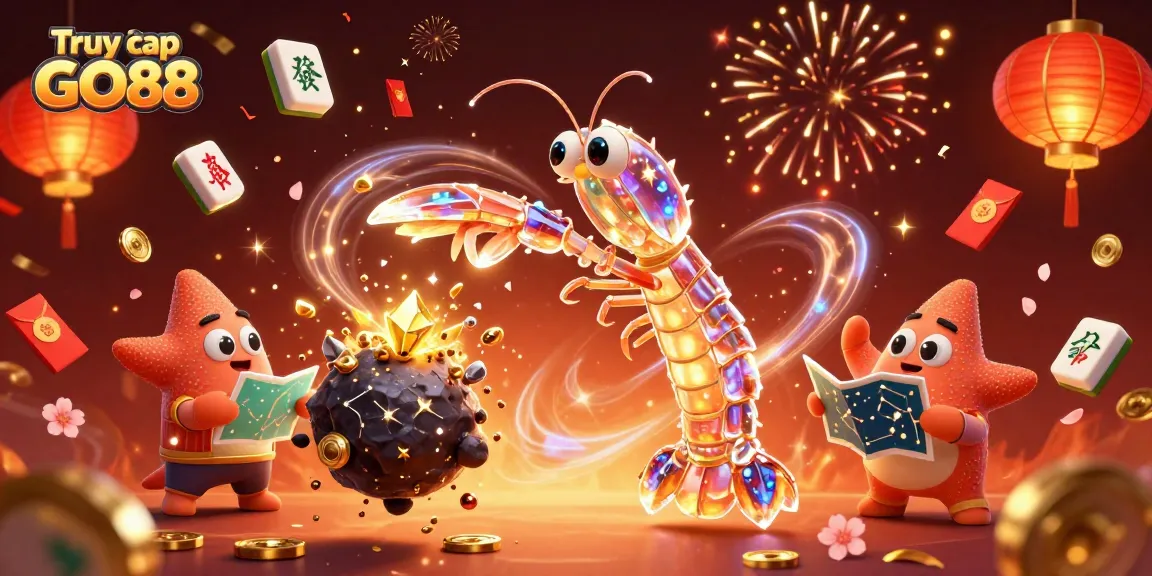 Engage with exciting games and rewards at Truy cập GO88, featuring vibrant scenes of winning moments.